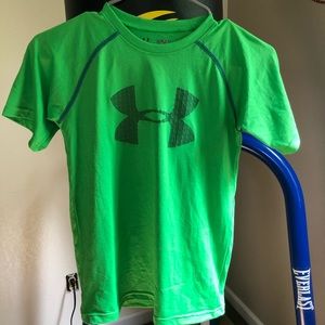 Kids Green Under Amor T Shirt